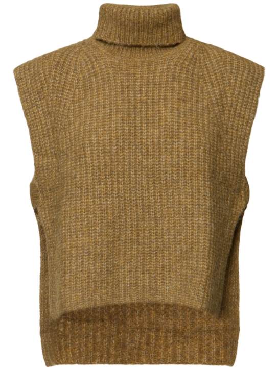 Luisaviaroma Gilet Megan in maglia di misto alpaca