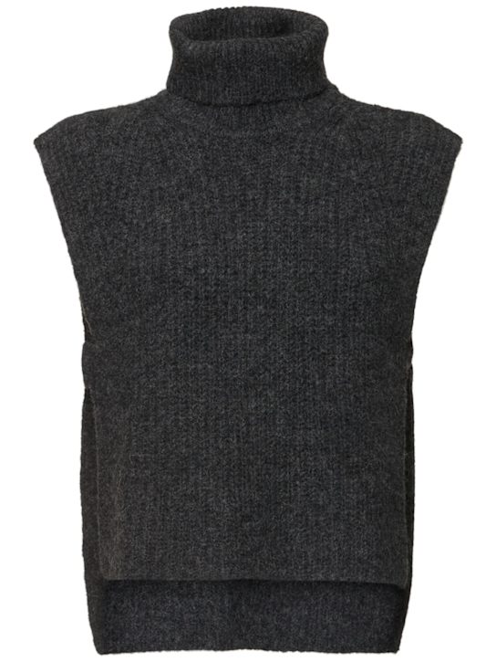 Luisaviaroma Gilet Megan in maglia di misto alpaca