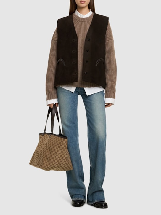 Luisaviaroma Gilet Tatoosh In Shearling