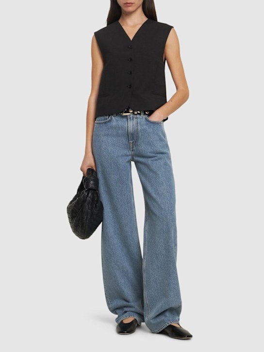 Luisaviaroma Gilet Teora In Maglia Di Misto Lana