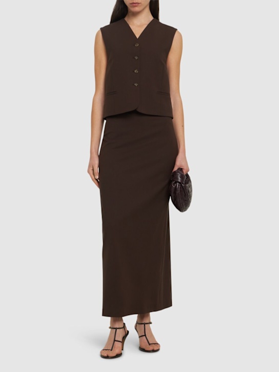 Luisaviaroma Gilet Teora In Maglia Di Misto Lana