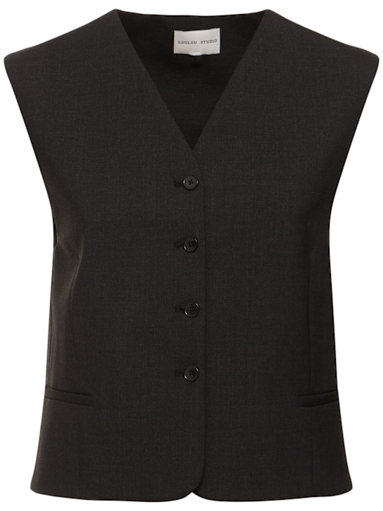 Luisaviaroma Gilet Teora in maglia di misto lana