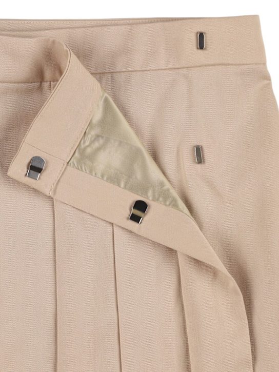 Luisaviaroma Gonna A Pieghe In Misto Cotone