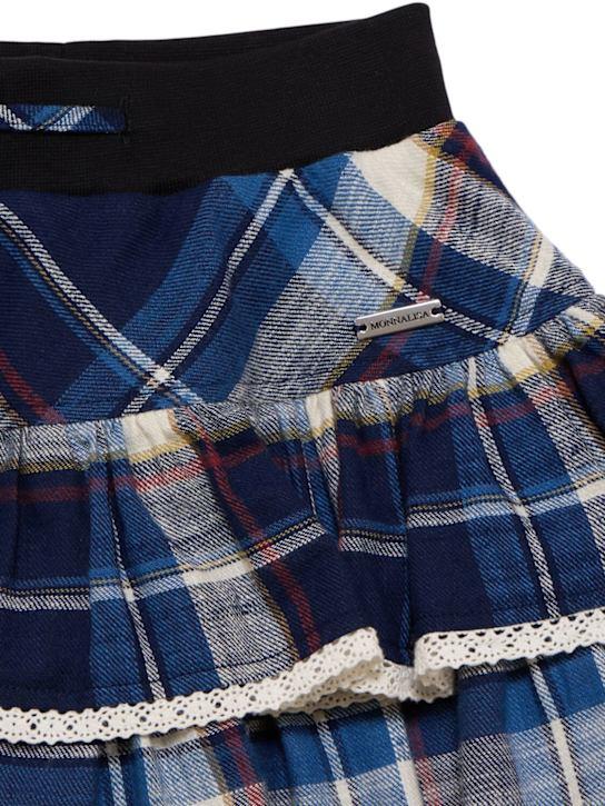 Luisaviaroma Gonna In Cotone Stampa Quadri