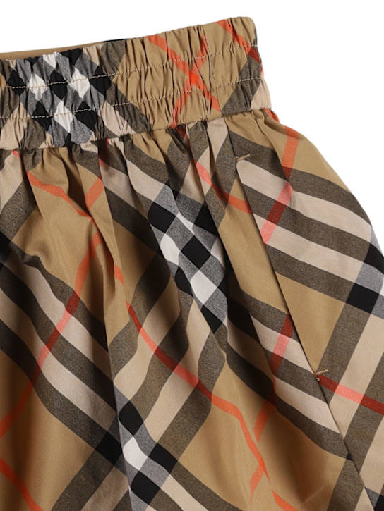 Luisaviaroma Gonna In Cotone Stampa Quadri