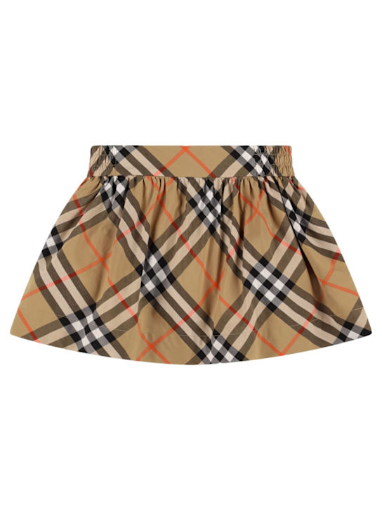 Luisaviaroma Gonna in cotone stampa quadri