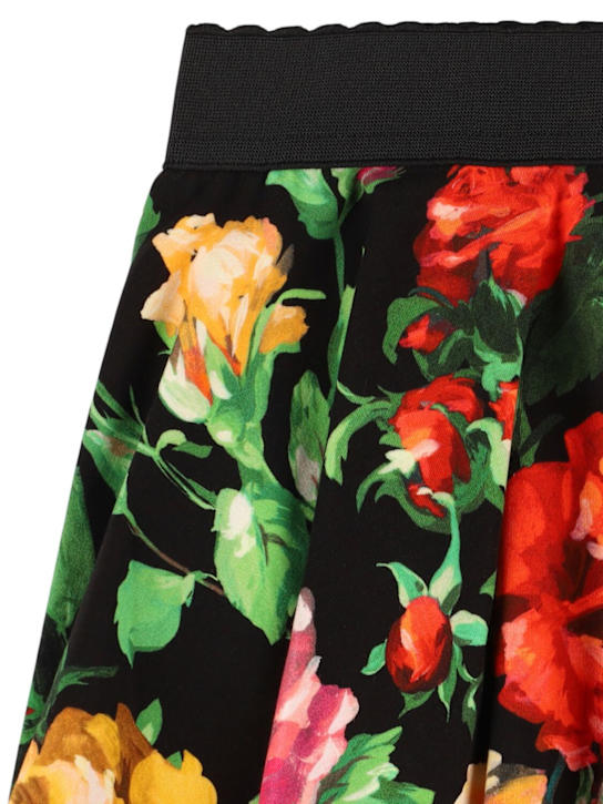Luisaviaroma Gonna In Cotone Stampato Stretch
