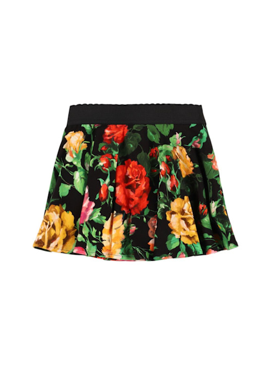 Luisaviaroma Gonna in cotone stampato stretch