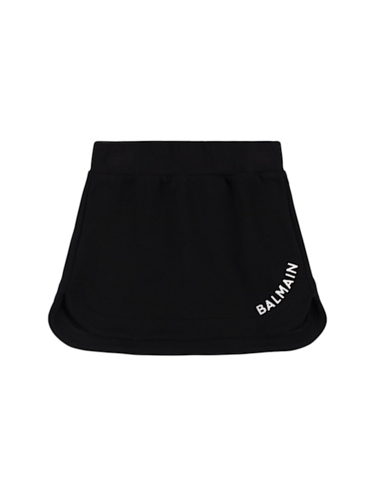 Luisaviaroma Gonna in felpa di cotone con logo