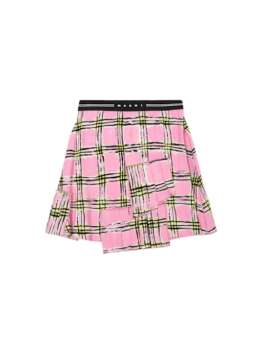 Luisaviaroma Gonna in viscosa check