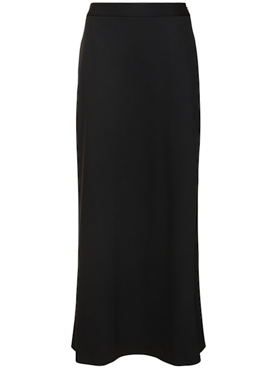 Luisaviaroma Gonna lunga in twill di misto lana
