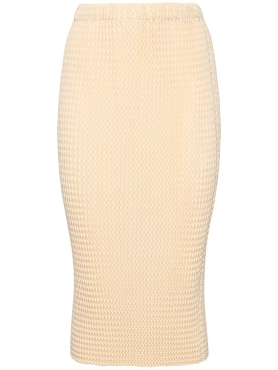 Luisaviaroma Gonna midi in misto cotone Spongy-48