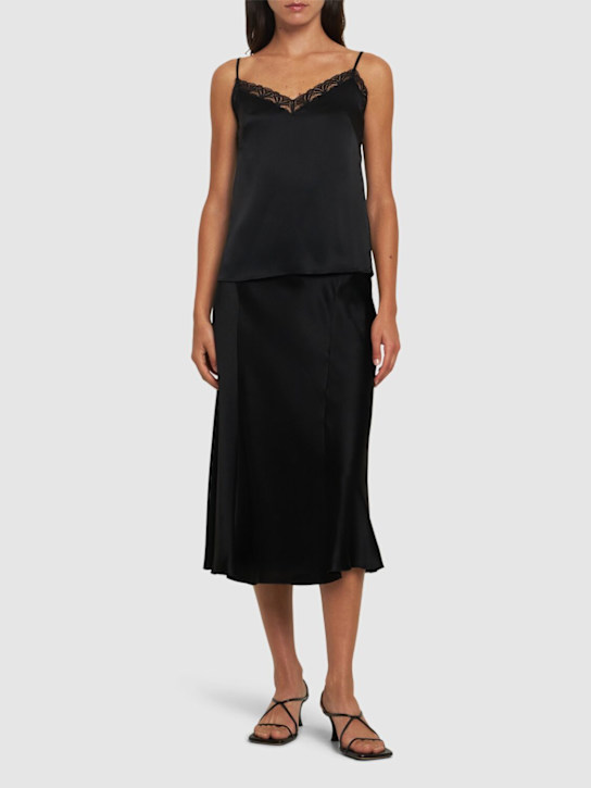 Luisaviaroma Gonna Midi In Raso