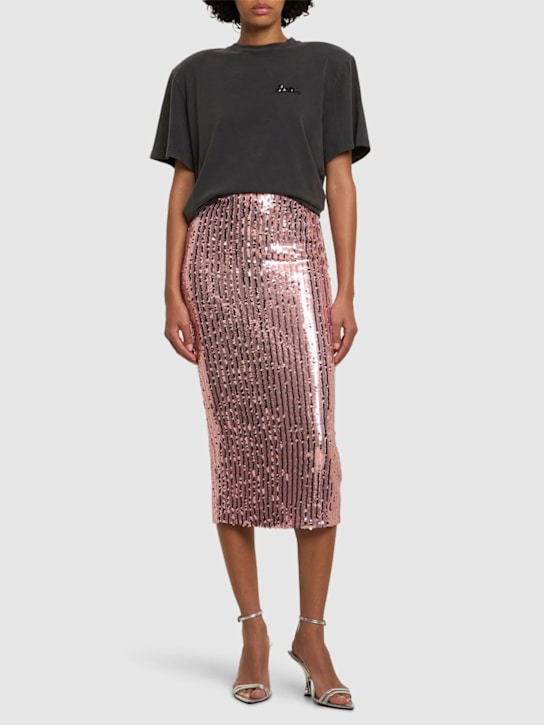Luisaviaroma Gonna Pencil Con Paillettes