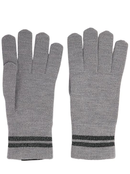 Luisaviaroma Guanti Barrier in maglia di lana