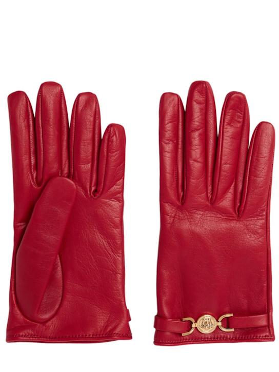 Luisaviaroma Guanti Medusa Clamp in pelle