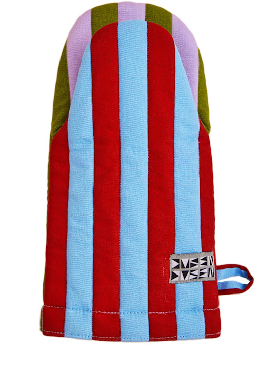 Luisaviaroma Guanto da forno Eggplant in cotone