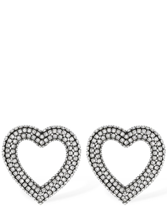 Luisaviaroma Heart 2.0 brass earrings