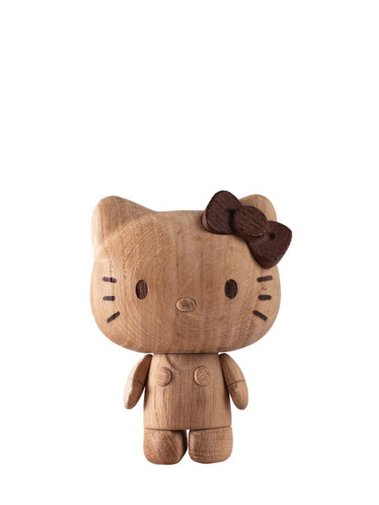 Luisaviaroma Hello Kitty small oak sculpture