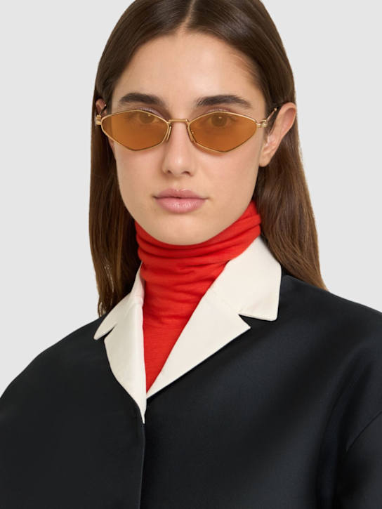 Luisaviaroma Hexagonal Metal Sunglasses