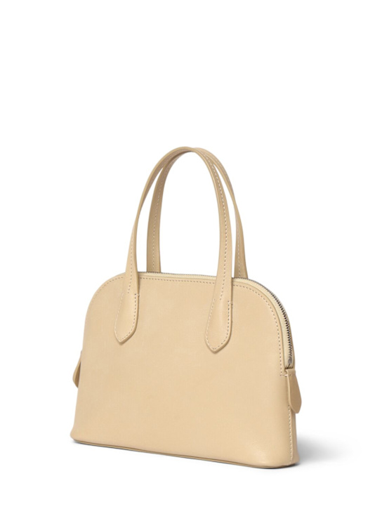 Luisaviaroma Ingrid Saddle Leather Top Handle Bag