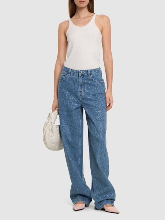 Luisaviaroma Jeans A Gamba Larga Dixie Stonewashed