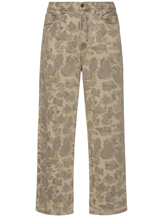 Luisaviaroma Jeans camouflage Duck Landon in denim