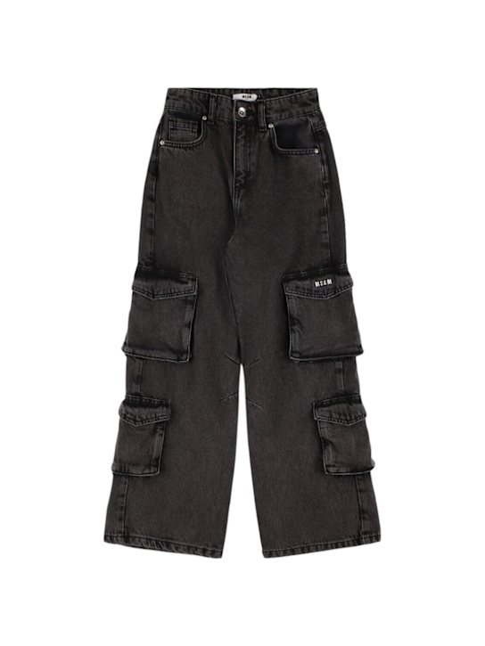 Luisaviaroma Jeans cargo in denim di cotone