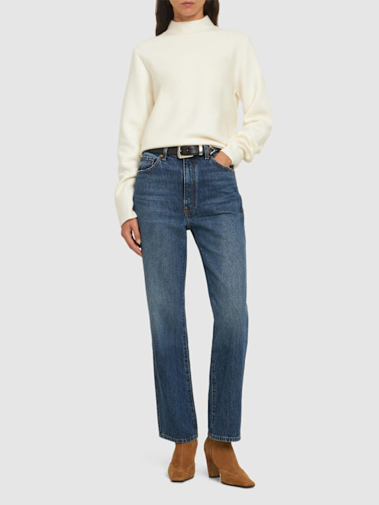 Luisaviaroma Jeans Dritti Vita Alta Abigail