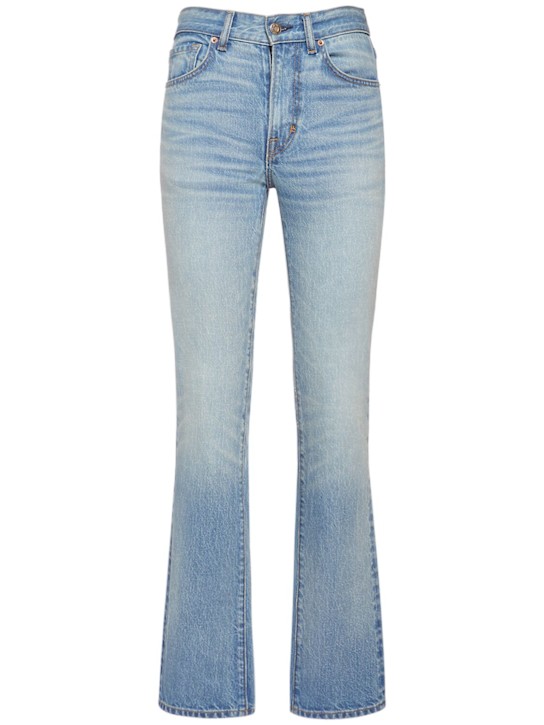 Luisaviaroma Jeans dritti vita alta in denim