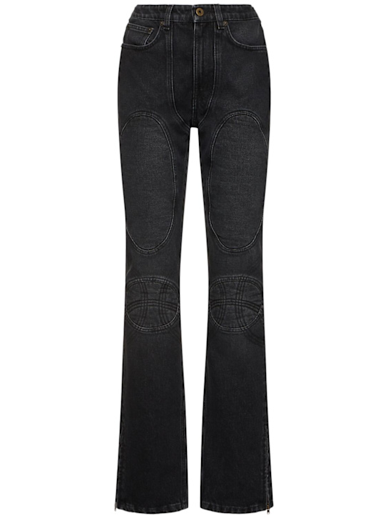 Luisaviaroma Jeans dritti vita alta in denim