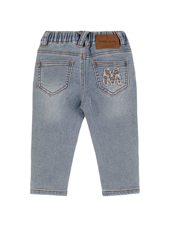 Luisaviaroma Jeans In Cotone Stretch Con Ricami