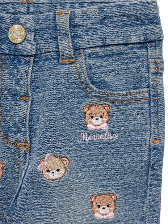 Luisaviaroma Jeans In Misto Cotone Con Ricami