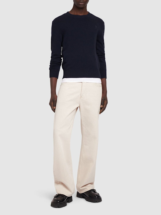 Luisaviaroma Jeans Oversize In Denim Di Cotone