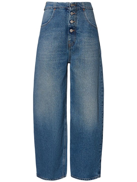 Luisaviaroma Jeans Rihanna vita alta in denim