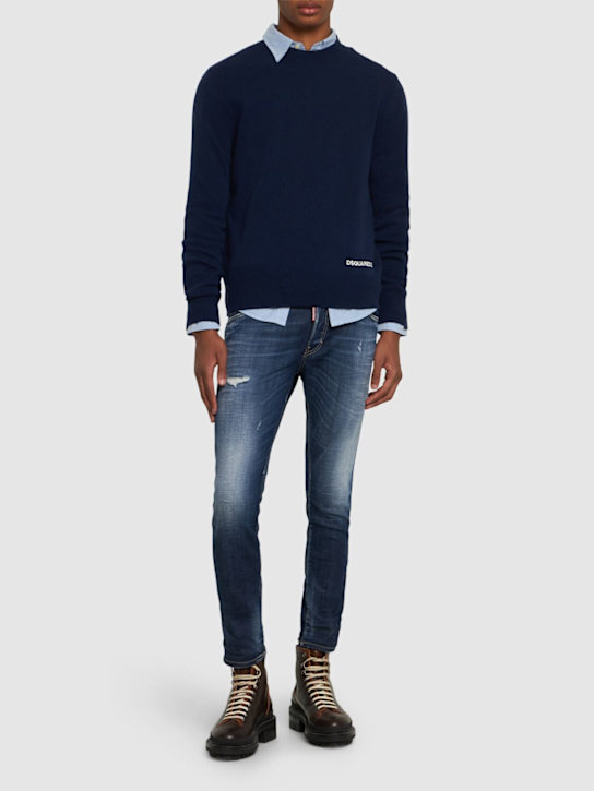 Luisaviaroma Jeans Skater In Denim Di Cotone