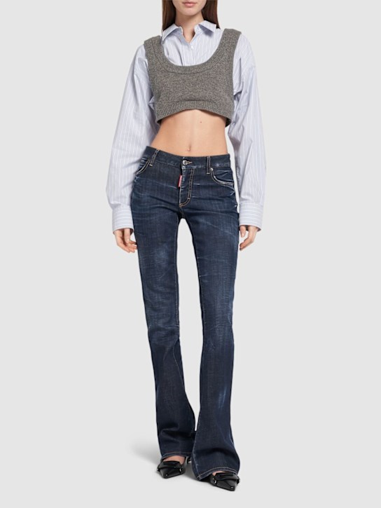 Luisaviaroma Jeans Svasati Vita Media In Denim