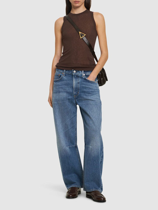 Luisaviaroma Jeans Vita Media Miro In Denim