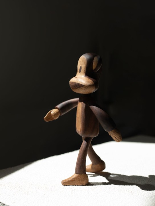 Luisaviaroma Julius The Monkey Small Oak Sculpture