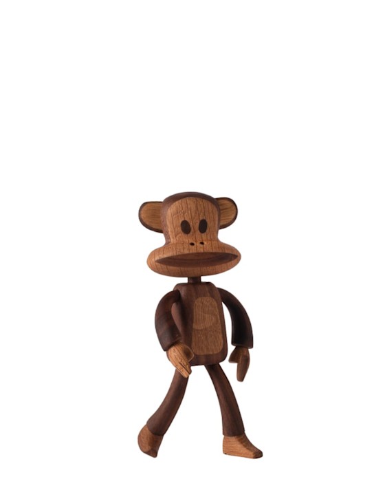 Luisaviaroma Julius The Monkey small oak sculpture