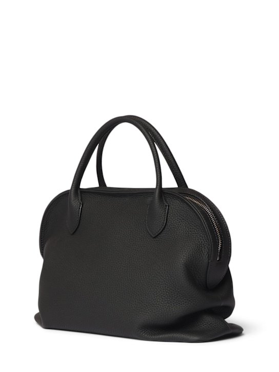 Luisaviaroma Kew Bowling Matte Grained Leather Bag