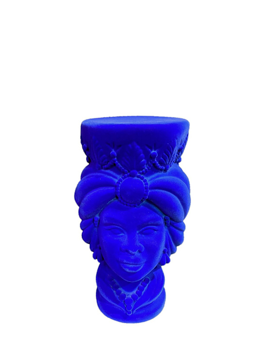 Luisaviaroma La Mora soft blue pouf