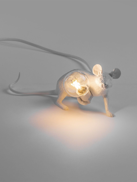 Luisaviaroma Lampada Da Tavolo Lyie Down Mouse