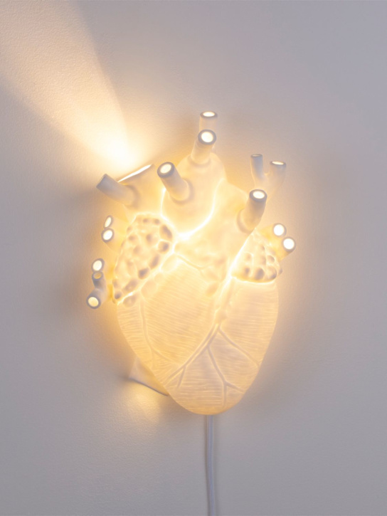 Luisaviaroma Lampada Heart In Porcellana