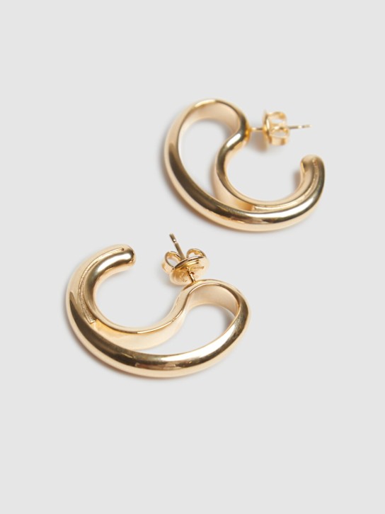 Luisaviaroma Large Frills Sterling Silver Earrings