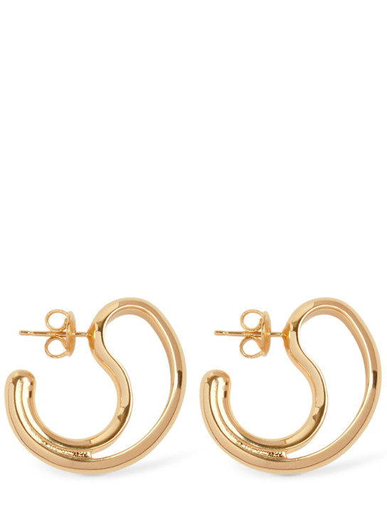 Luisaviaroma Large Frills sterling silver earrings