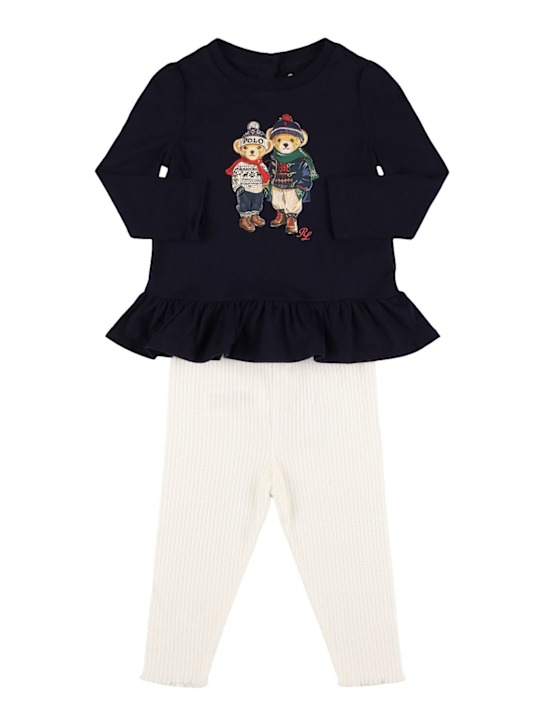 Luisaviaroma Leggings e felpa in jersey di cotone