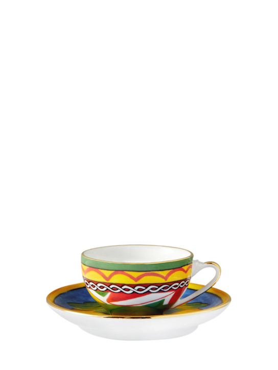 Luisaviaroma Limoni Porcelain Cup & Saucer