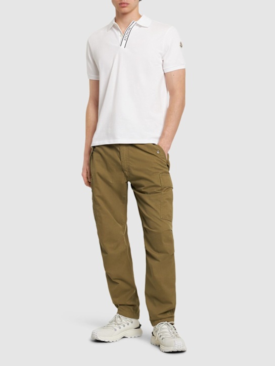 Luisaviaroma Logo Cotton Polo Shirt
