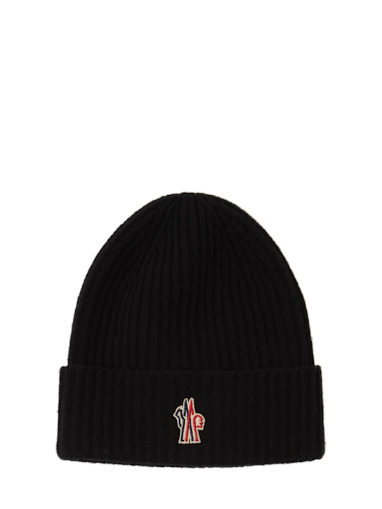Luisaviaroma Logo virgin wool beanie